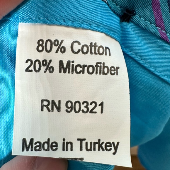 RGB Black Label Men’s XL Blue Dress Shirt (cotton/microfiber) NWt - Picture 7 of 7